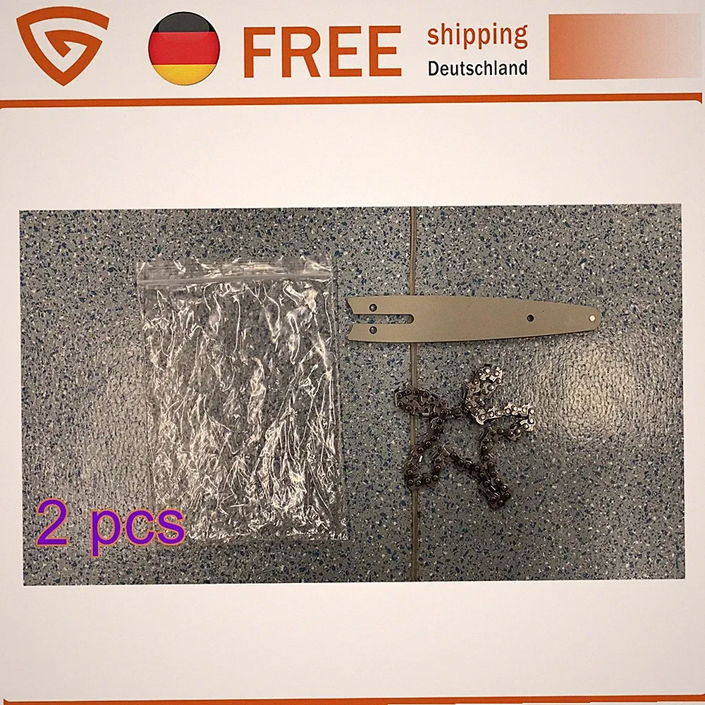 2 6“Sägekette Schwert +Ersatzkette für Bosch Dolmar Makita Kettensäge Akku