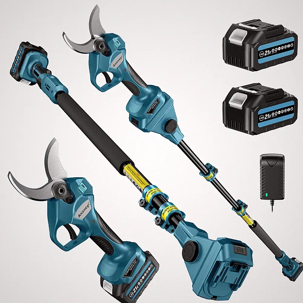 2IN1 Für Makita 21V Akku Astschere Gartenschere Teleskopisch Kettensäge Astsäge