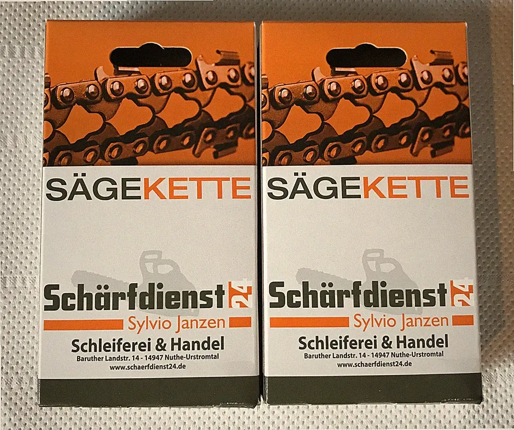 2x Kette Sägekette p. für Milwaukee 12V M12 FHS-0 Akku Astsäge Top-Handle Säge