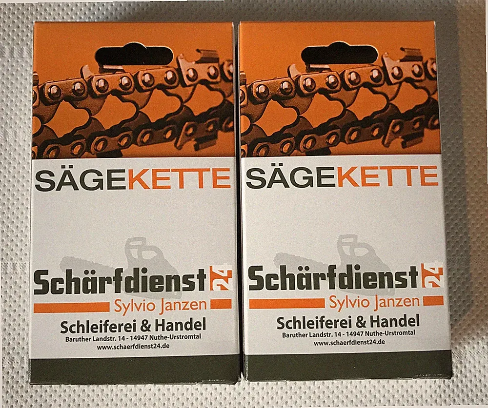 2x Kette Sägekette p. für Ryobi Akku Hochentaster RAC234 RPP1820Li OPP1820 *NEU*