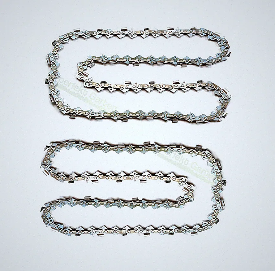 2x Sägekette 25cm / 1,1mm / 3/8" / 40 für Einhell GC-LC 18 Li Akku Kettensä