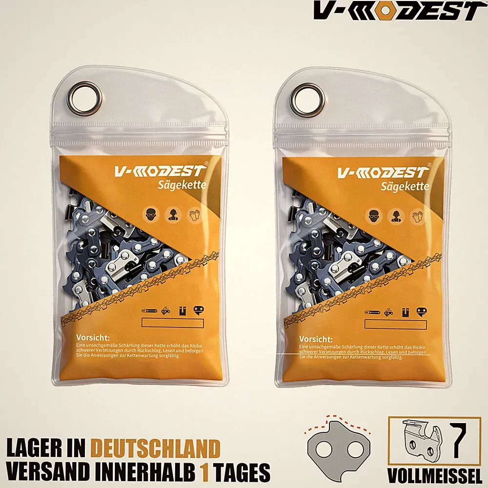 2x Sägekette 40cm 3/8"LP 1,3mm 57TG für Bosch GKE 18V 40 Akku Kettensäge