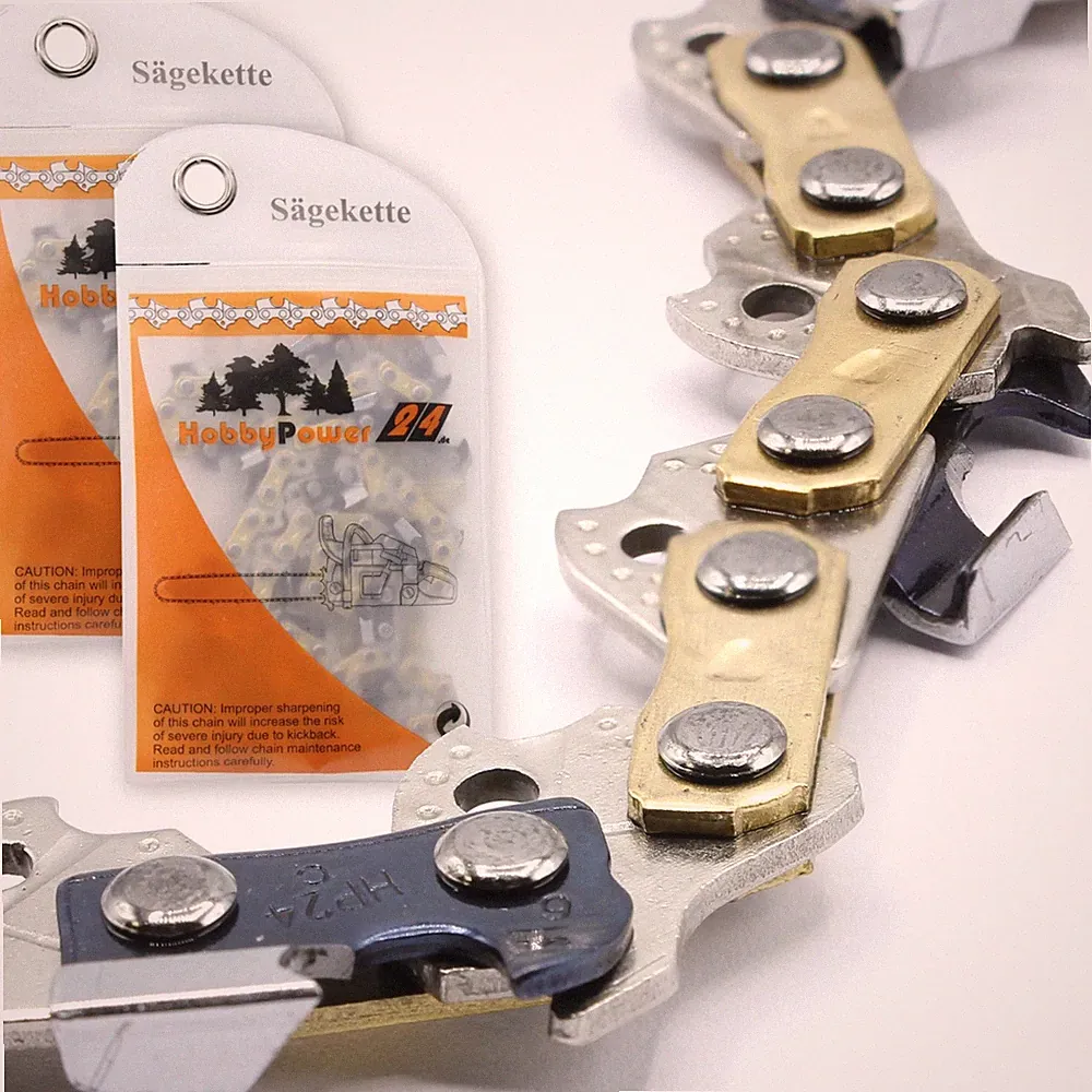 2x Sägekette Halbmeißel 25cm 1,1mm 3/8" 40 für Einhell GC-LC 18 Akku Kettensäge