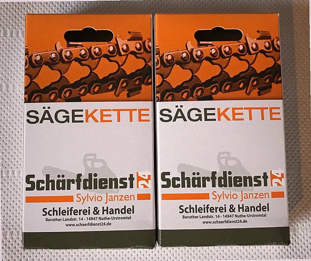 2x Kette Sägekette p. für Makita UC002G 40V Akku Kettensäge Motorsäge (25cm)