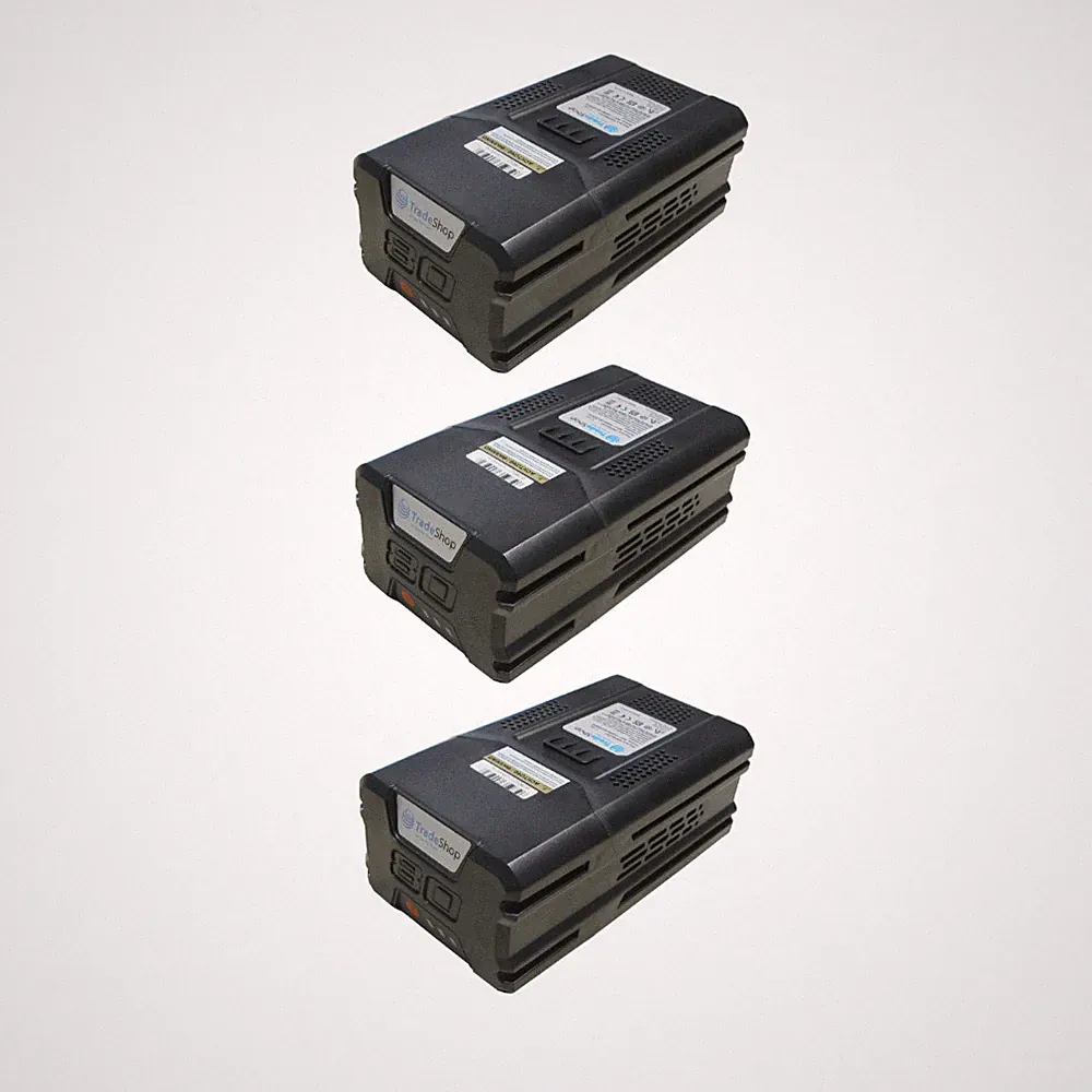 3x Akku kompatibel mit Greenworks Kettensäge GD80CS50 / 80V 4000mAh Ersatz Akku