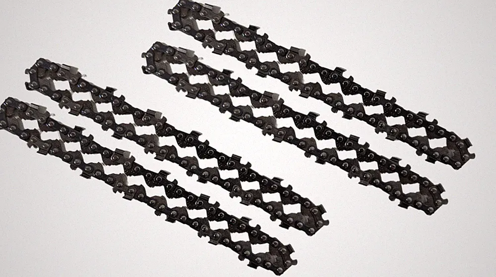 4 Sägeketten 1/4P-1,1-45 für 20cm Gisam 8 Zoll Akku Kettensäge 21V Sägekette