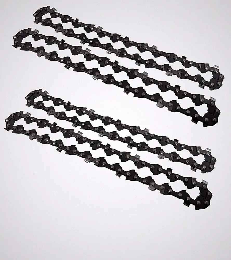 4 Sägeketten Halbmeißel Sägekette kompatibel mit 10 cm Ferrex 20V LI-ON Akku
