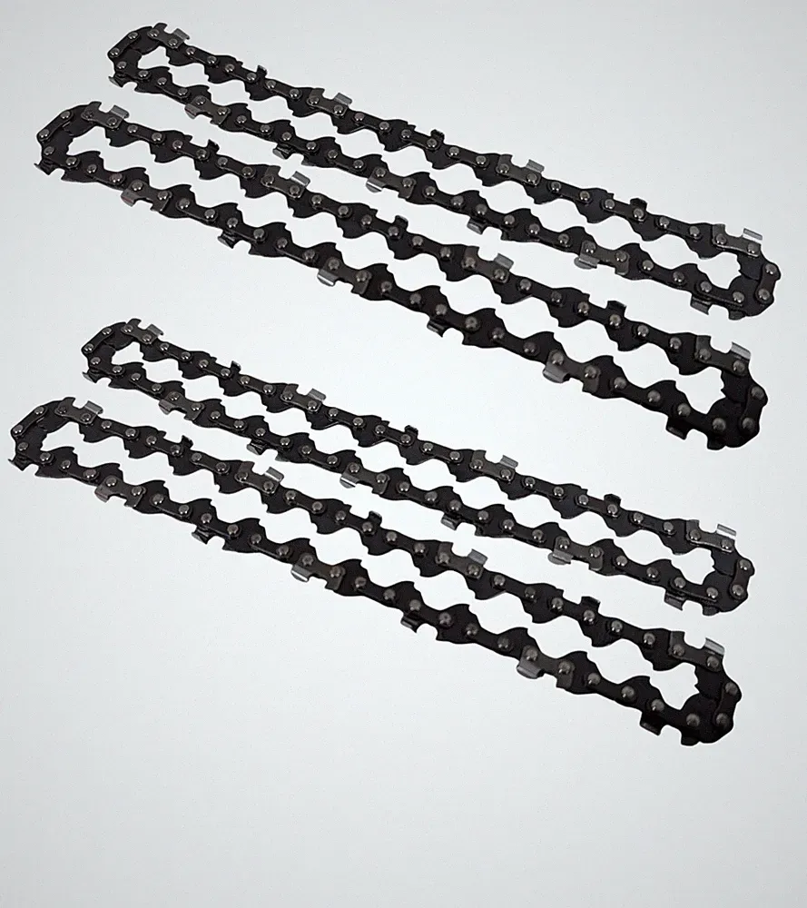 4 Sägeketten kompatibel mit 12cm Worx WG324E.9 Akku Kettensäge ersetzt WA0142