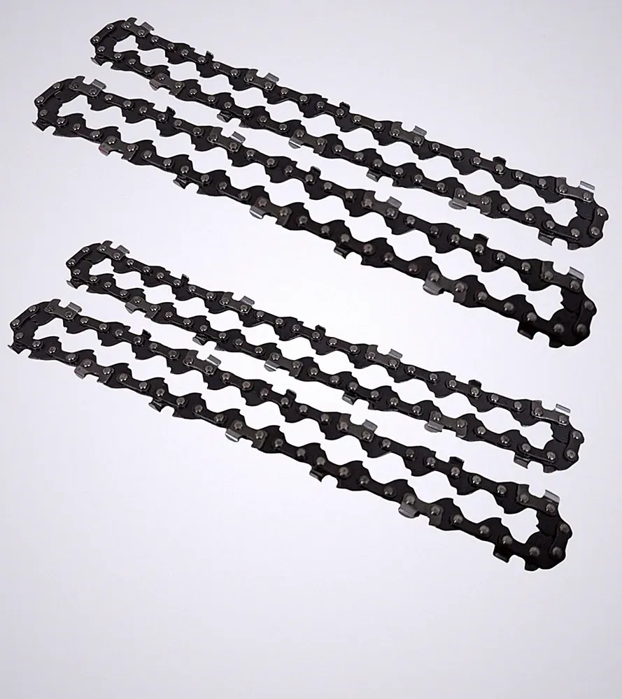 4 Sägeketten kompatibel mit 12cm Worx WG324E Akku Kettensäge ersetzt WA0142