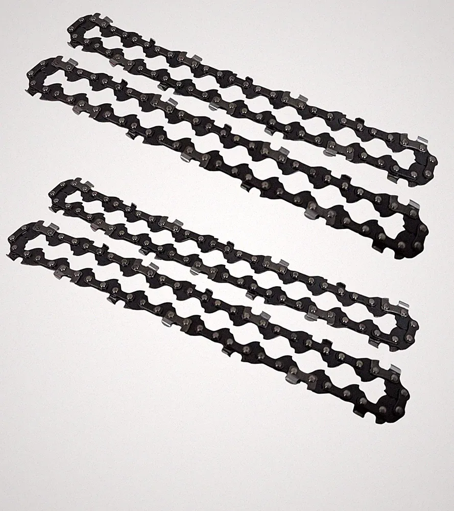 4 Sägeketten kompatibel mit 12cm Worx WG325E Akku Kettensäge ersetzt WA0142