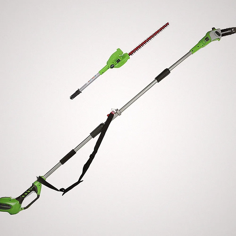 40V Akku Hochentaster und Heckenschere 2-in-1 Kombiset Greenworks G40PSH