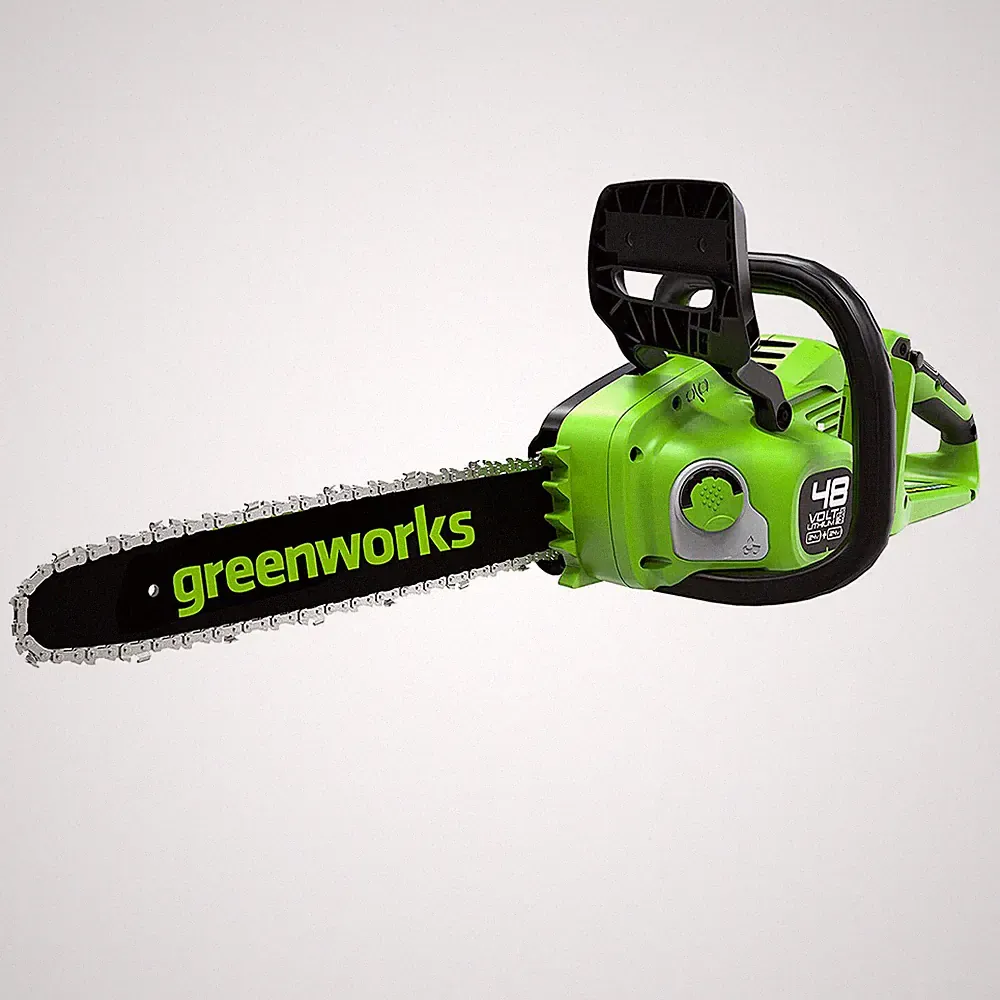 48V Akku Kettensäge 35cm 2x24V Greenworks GD24X2CS36 ohne Batterie und Ladegerät