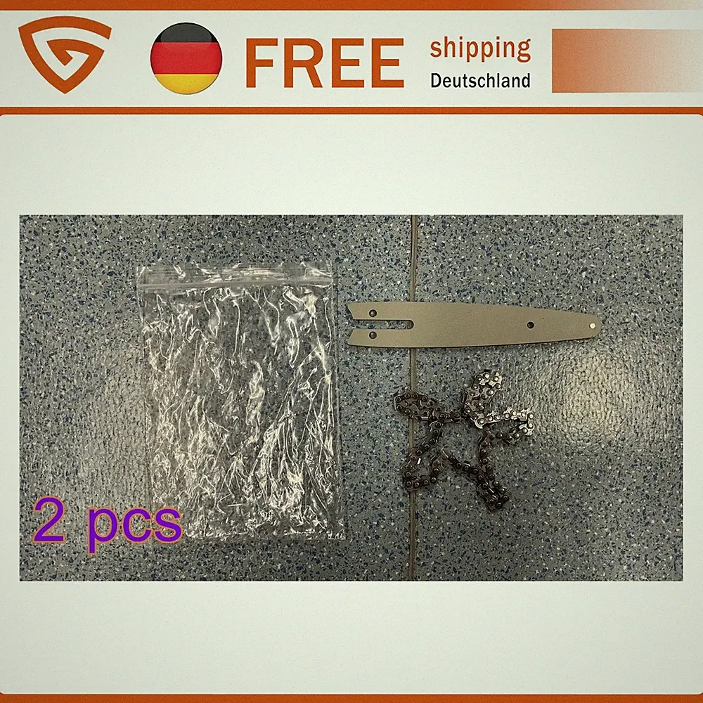 6“Sägekette + Schwert Ersatzkette 2-tlg für Bosch Dolmar Makita Kettensäge Akku