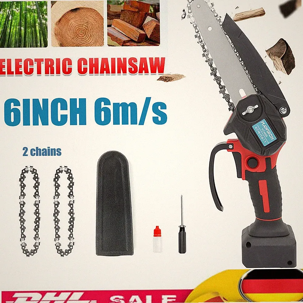 6 Zoll Kettensäge Motorsäge Elektro Kettensäge Für Einhell 18V (Power X-Change)