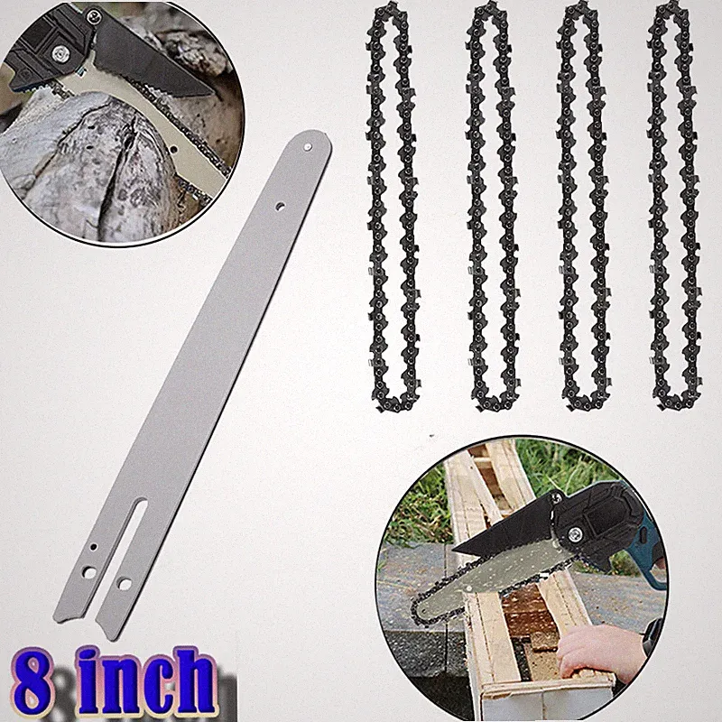8Zoll 45/48 TG 1,1mm 1/4" Sägekette Kettensäge Ersatzkette für Akku-Kettensäge