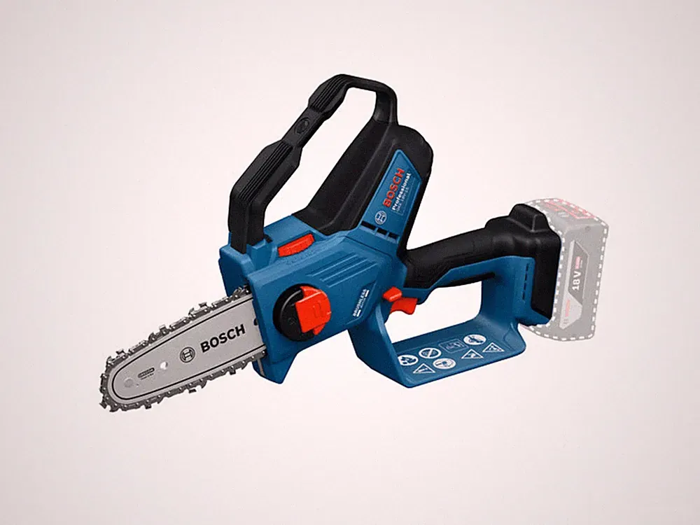 Akku Gehölzschneider Minikettensäge Astsäge Bosch Professional GKE 18V-15, ohne