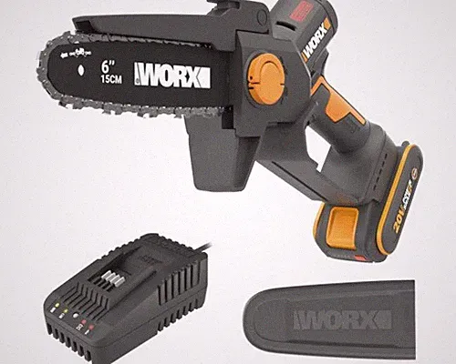 Akku Gehölzschneider Minikettensäge Astsäge WORX WG327E 20V, inkl. Akku 2,0 Ah u