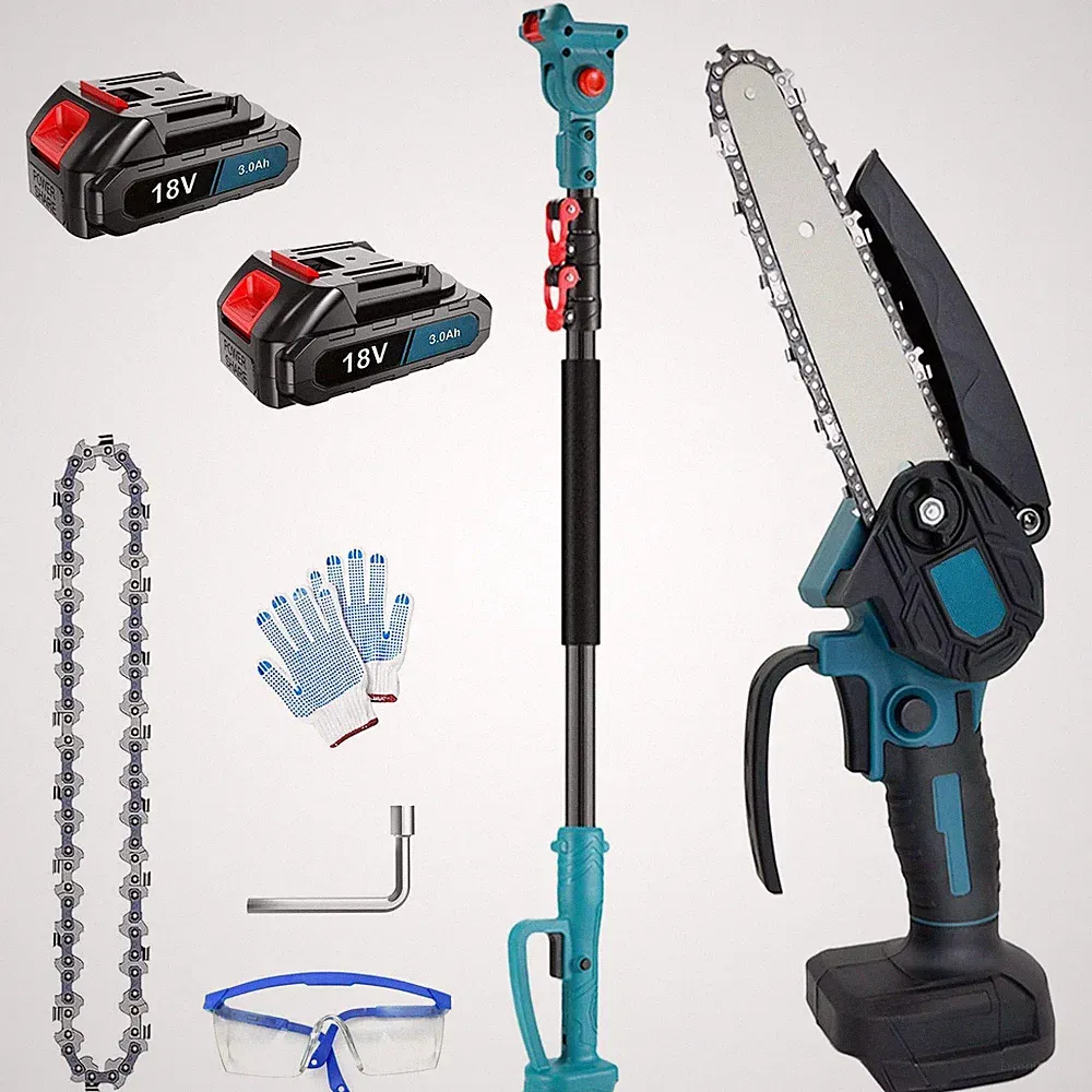 Akku Hochentaster 2-IN-1 6 Zoll Bürstenlose Kettensäge für Makita mit 3000mAh