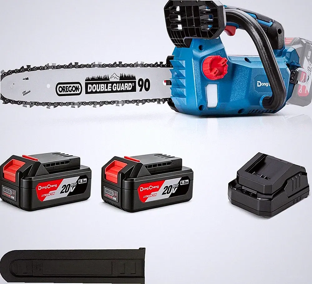 Akku Kettensäge 20V 900W 25cm 2x4Ah 12m/s 30cm Schwert Auto Ölung Garten
