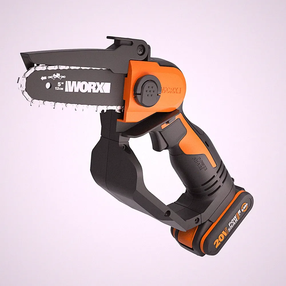 Akku Kettensäge Einhandsäge Astsäge 20V, 12cm Schwert- WORX WG324E- mit 2Ah Akku