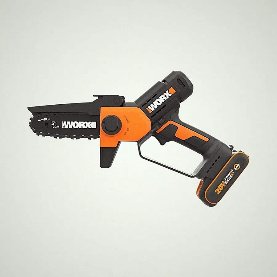 Akku Kettensäge Einhandsäge Astsäge 20V, 12cm Schwert- WORX WG326E- mit 2Ah Akku