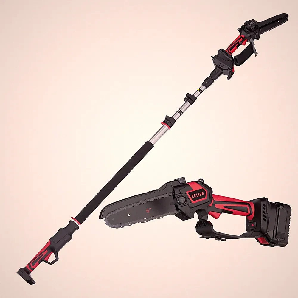 Akku Kettensäge für 18V Mini 2in1 Hochentaster 6" 120mm Teleskop Astsäge