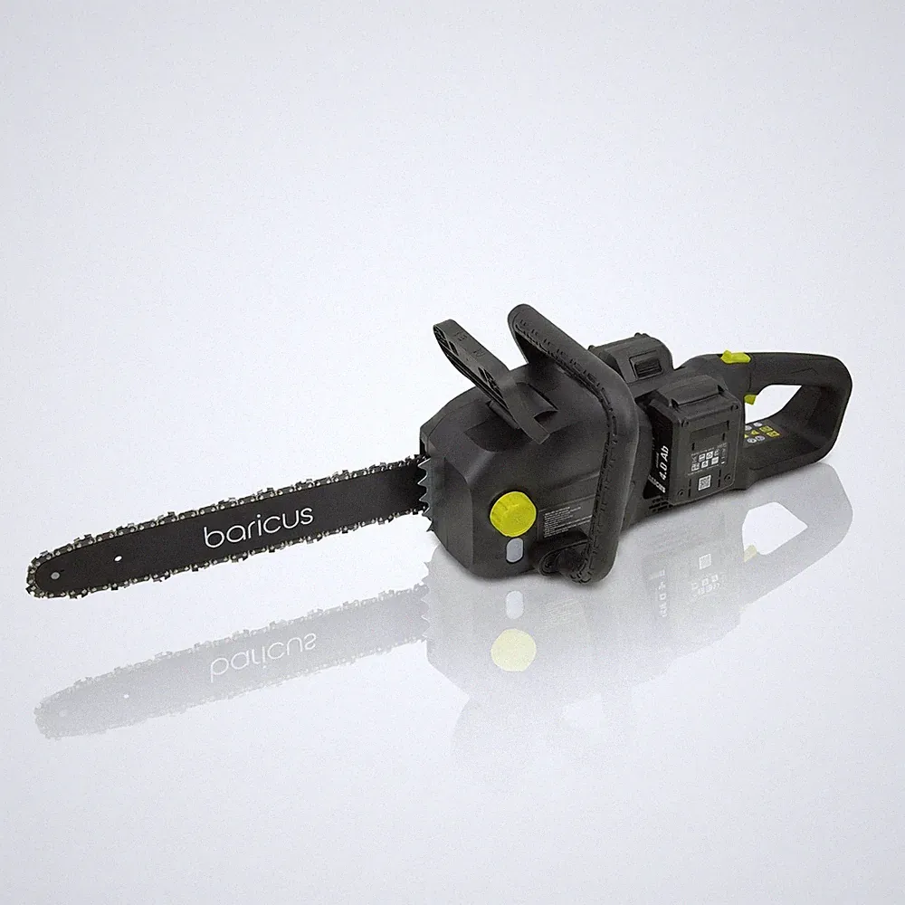 Baricus Akku Kettensäge 36V Brushless – Motorsäge mit Digital Display - B-Ware