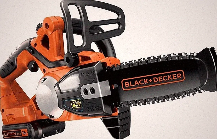 Black & Decker 18V Akku 20cm Kettensäge mit 2,0Ah Lithium Akku - GKC1820L20