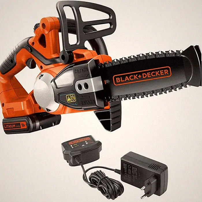 Black + Decker GKC1820L20 Akku-Kettensäge 18 V Li-Ion 2,0Ah 20 cm Schwertlänge