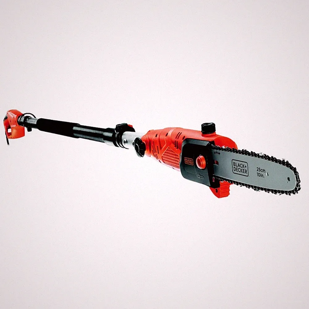 Black+Decker Hochentaster 800W 25cm Schwert 2,7m Länge schwenkbarer Kopf PS7525