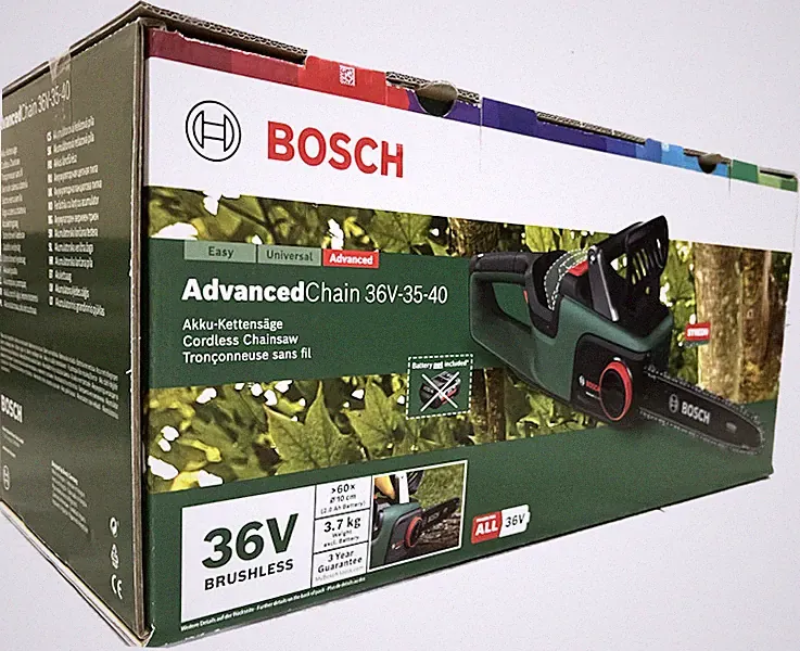 Bosch AdvancedChain 36V-35-40 Akku-Kettensäge Solo 06008B8601