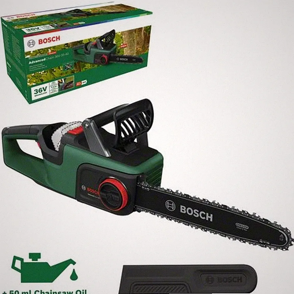 Bosch Akku-Kettensäge AdvancedChain 36V-35-40, incl. Zubehör, Karton