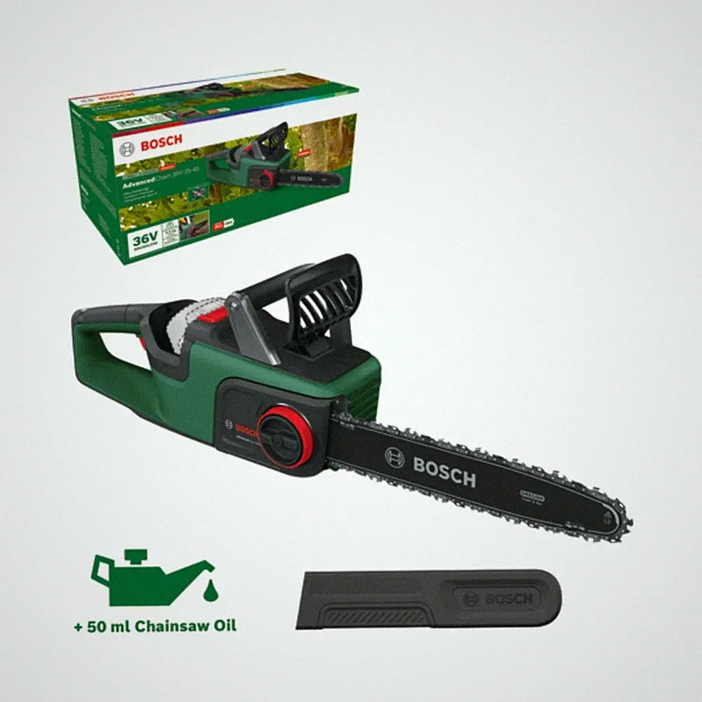 Bosch Akku-Kettensäge AdvancedChain 36V-35-40, Solo, 06008B8601