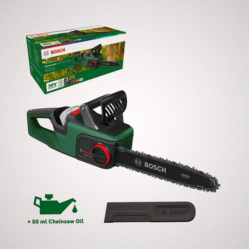Bosch Akku-Kettensäge AdvancedChain 36V-35-40, Solo, 06008B8601