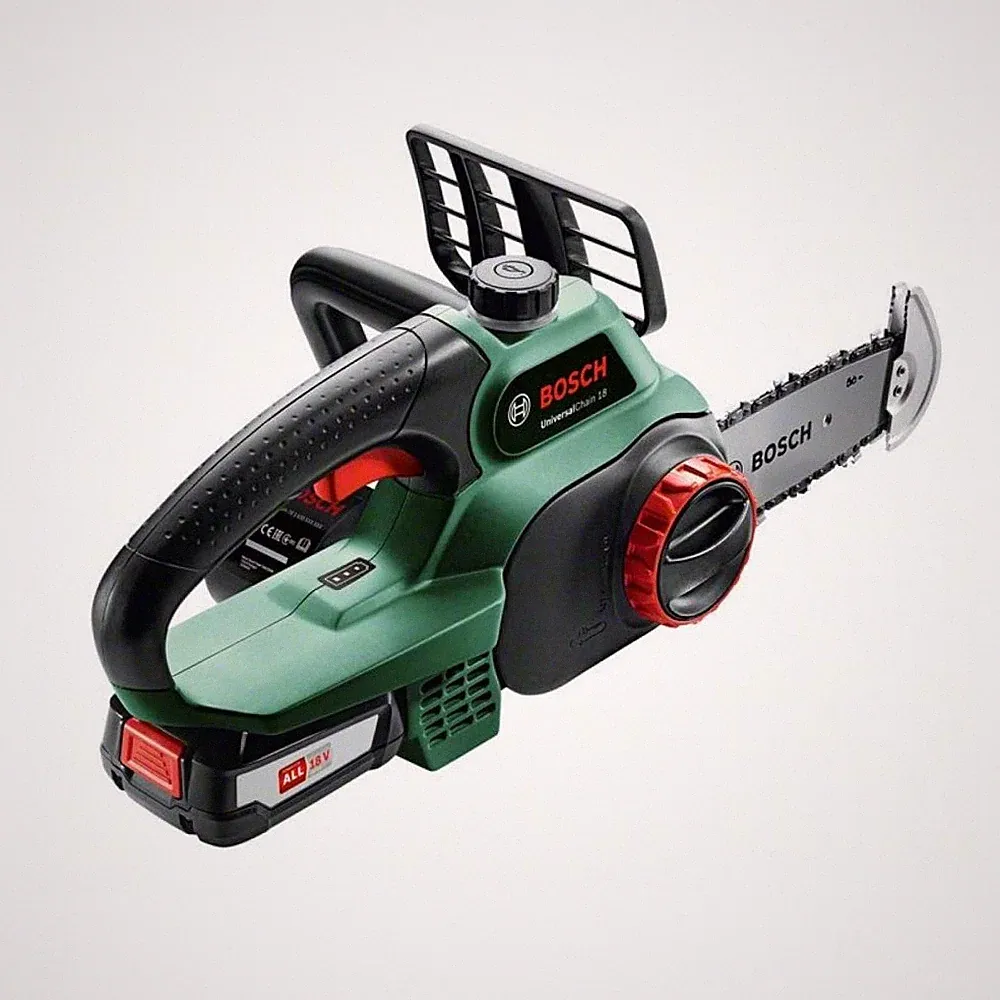 Bosch Akku-Kettensäge UniversalChain 18, incl. 1x Akku, Ladegerät, Zubehör.