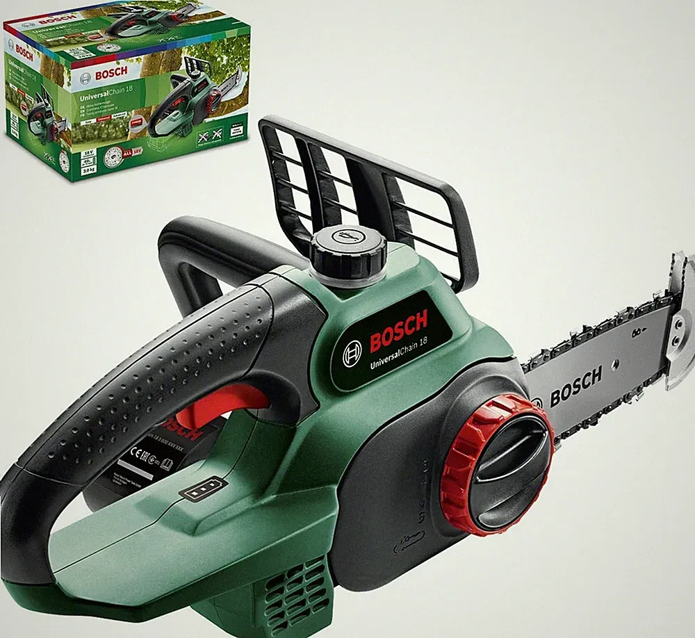 Bosch Akku-Kettensäge Universalchain 18 (ohne Akku, 18-V-System, im Karton)