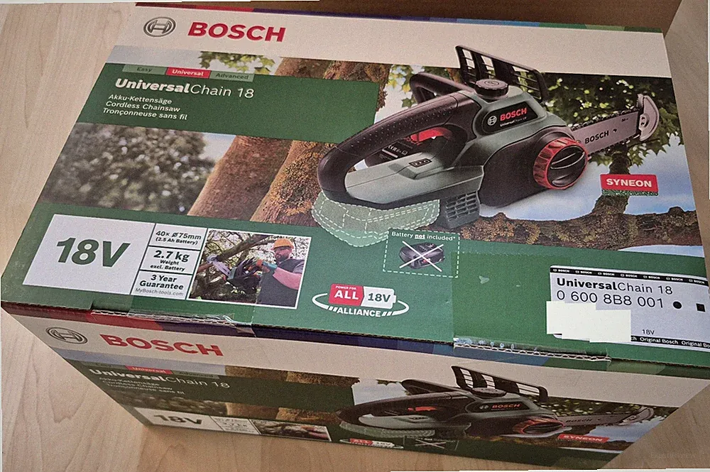Bosch Akku Kettensäge UniversalChain 18 ohne Akku 3600HB8001 NEU OVP