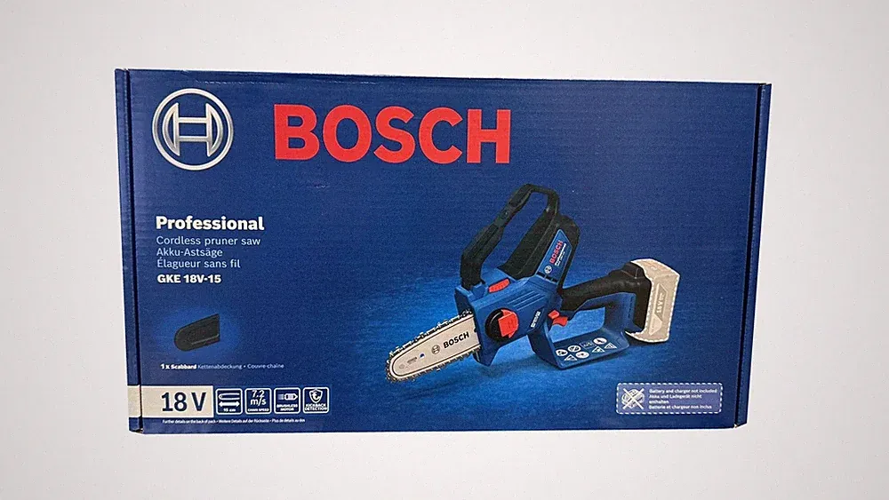 Bosch Astsäge Kettensäge Akku GKE 18V-15 Sologerät ohne Akku/Ladegerät 15cm OVP