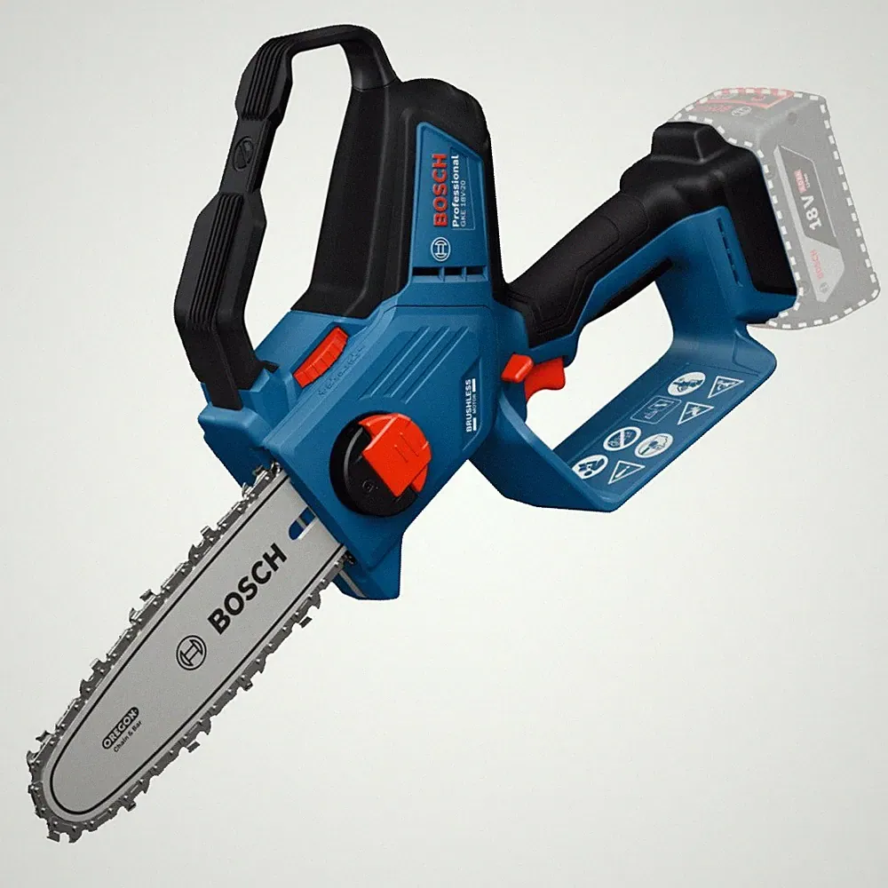 Bosch Astsäge Kettensäge Akku GKE 18V-20 - Sologerät ohne Akku/Ladegerät - 20cm