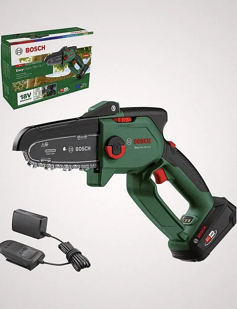 Bosch EasyChain 18V-15-7 mit Akku 2.5 Ah Akku-Kettensäge + Ersatzkette | NEU