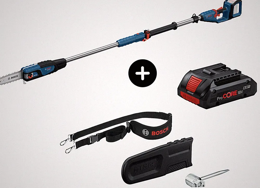 Bosch GKE 18V-25 TP Akku-Hochentaster + 1x ProCORE 18V 4,0Ah Akku, 06008D6000