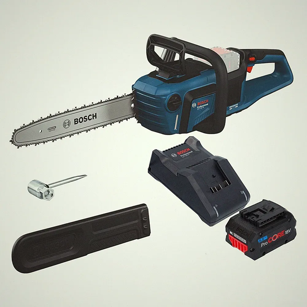 Bosch GKE 18V-40 Professional Kettensäge 40 cm + 1x ProCORE Akku 5,5 Ah + Lader