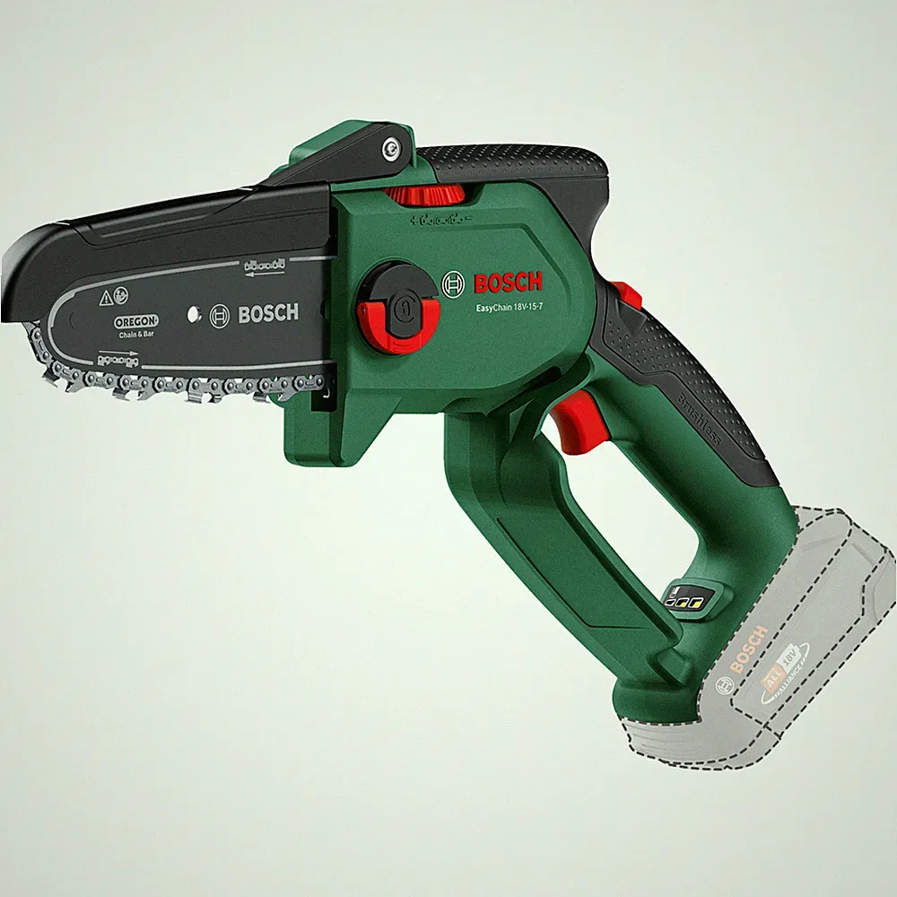 Bosch Heimwerken & Garten Akku-Kettensäge EasyChain 18V-15-7 Solo, 18Volt, grün