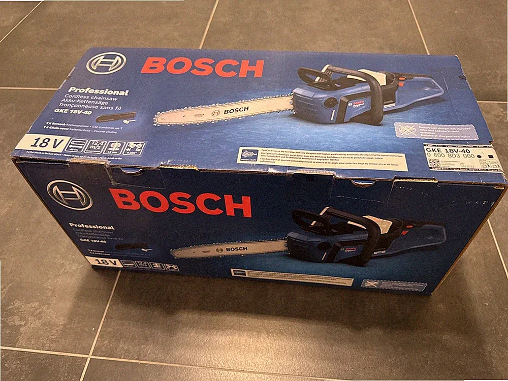 Bosch Professional GKE 18V-40 Akku-Kettensäge, 40 cm Schwert Neu & OVP
