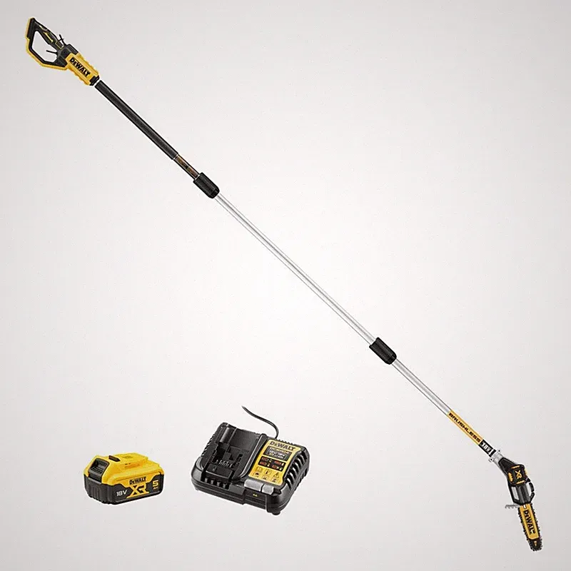 DeWalt Akku-Hochentaster 18V Kettensäge mit Akku 5Ah und Ladegerät - Sehr Gut