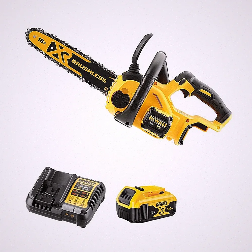 DeWalt DCM565P1 18V Bürstenloser Akku-Kettensäge 30cm mit 1x 5Ah und Ladegerät