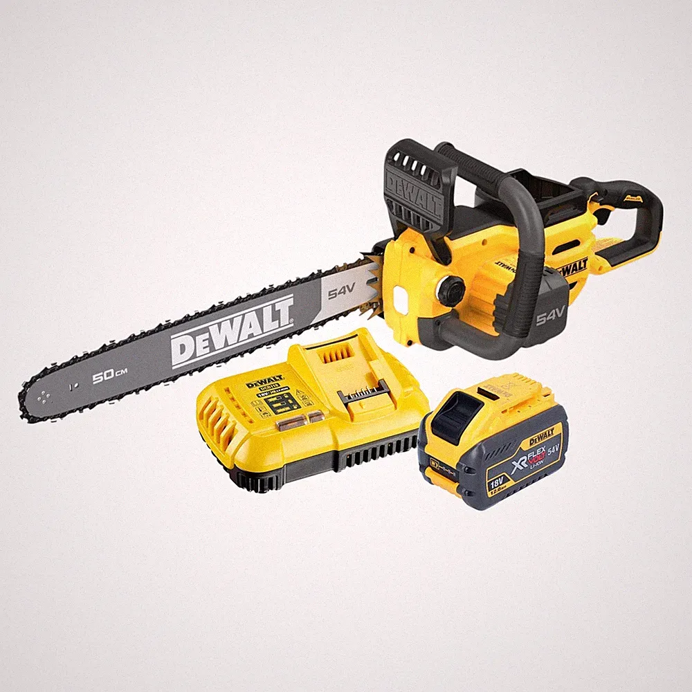 DeWalt DCMCS 575 Y1 Kettensäge 54 V FlexVolt 50 cm + 1x Akku 12,0 Ah + Ladegerät