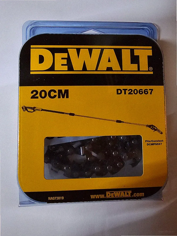 sägekette, 20 cm, für akku-kettensäge dewalt