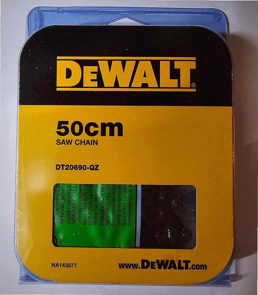 DEWALT DT20690 -QZ Sägekette für 54V Akku Kettensäge DCMCS575N Ersatz kette 50cm
