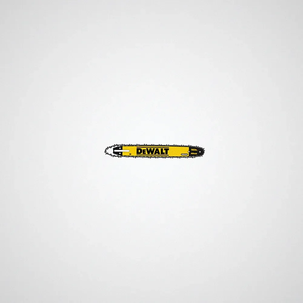 DEWALT Flexvolt Schwert mit Sägekette 40cm für Akku-Kettensäge 3/8 Zoll